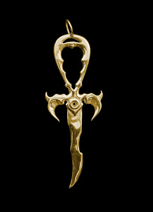 The Third Generation Legacy Ankh in 14K Gold over Sterling Silver.