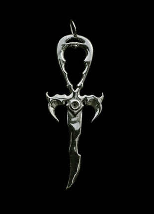 The Third Generation Legacy Ankh in "Black Metal" Treated Sterling Silver.
